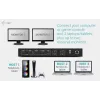ITEC i-tec USB-C KVM Dock PRO kolme hosti jaoks, topeltvideo, 2x toiteedastus (max 92 W), USB 3.2, 10 Gbit/s, Gigabit Ethernet