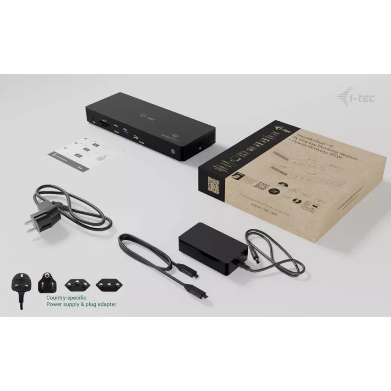 i-tec Thunderbolt4 Triple Display Docking Station + Power Delivery 96W