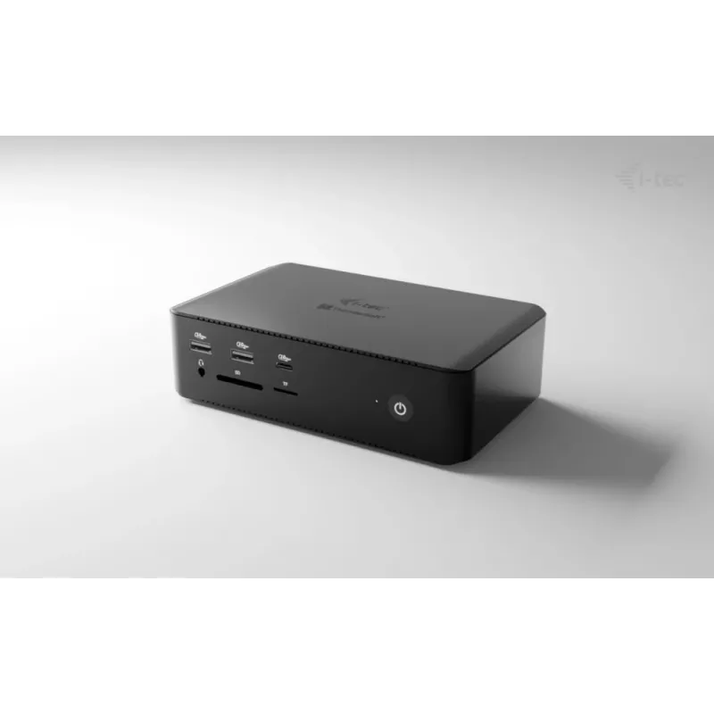i-tec Thunderbolt5 Quattro Display dokkimisjaam, 5x USB, 2.5 GLAN + toiteedastus 140 W