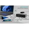 i-tec Thunderbolt5 Quattro Display dokkimisjaam, 5x USB, 2.5 GLAN + toiteedastus 140 W