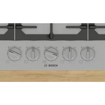 Bosch Serie 6 PCQ7A5I90 pliit Roostevaba teras Sisseehitatud 75 cm Gaas 5 tsooni