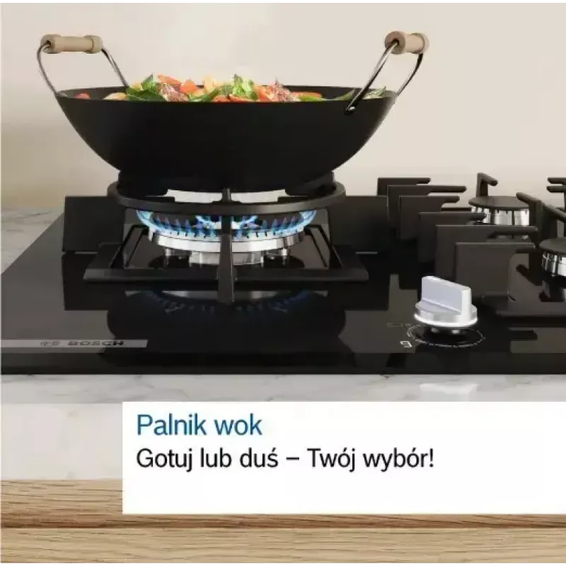 Bosch Serie 6 PCQ7A5I90 pliit Roostevaba teras Sisseehitatud 75 cm Gaas 5 tsooni