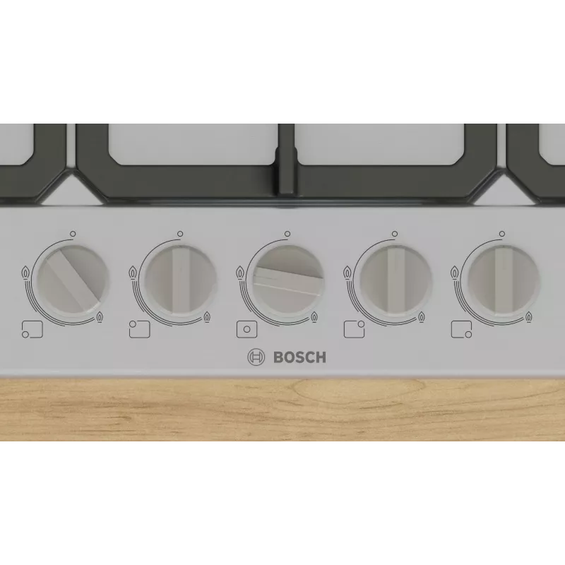 Bosch Serie 4 PGQ7B5K90 pliit Roostevaba teras Sisseehitatav 75 cm Gaas 5 tsooni