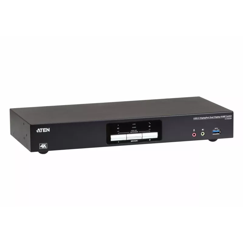 ATEN 2P USB3.0 DisplayPORT Dual View KVMP SW