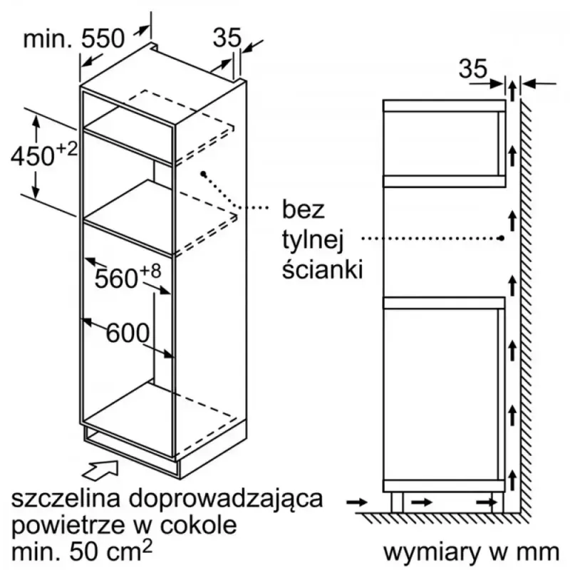 Bosch Serie 6 CMA585GB1 mikrolaineahi Must Kombineeritud mikrolaineahi Sisseehitatav 44 L 900 W