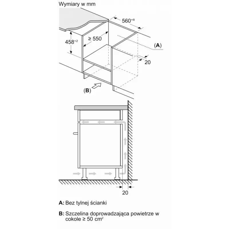 Bosch Serie 6 CMA585GB1 mikrolaineahi Must Kombineeritud mikrolaineahi Sisseehitatav 44 L 900 W