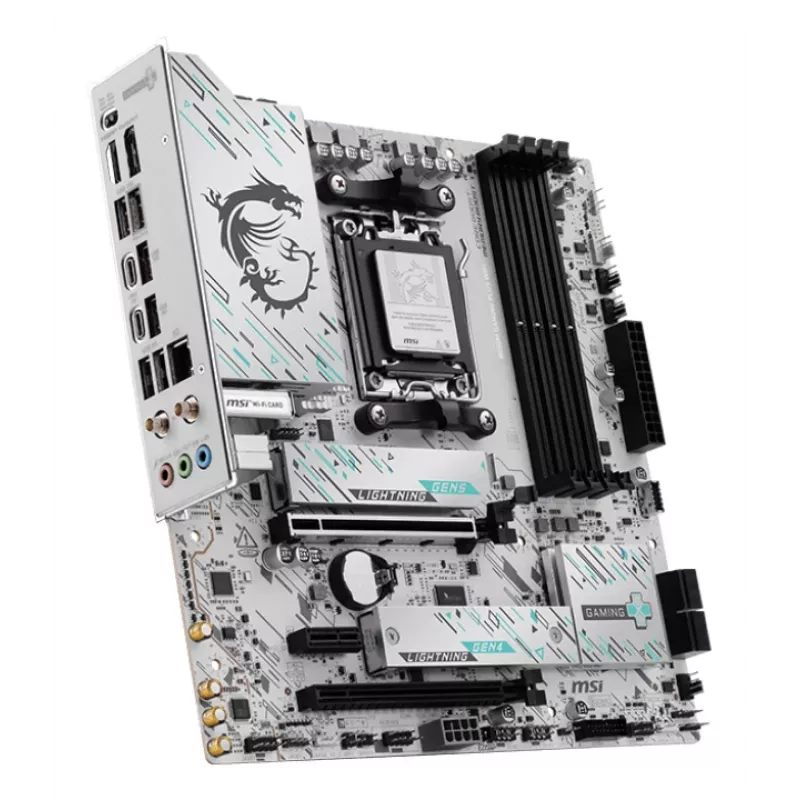 Emaplaat MSI B850M GAMING PLUS WIFI — AMD B850, pesa AM5, micro ATX, DDR5, 4x DIMM, 3x M.2, Wi‑Fi 7, 5Gb LAN