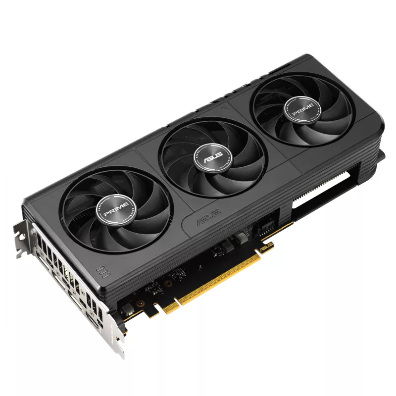 Graafikakaart ASUS GeForce RTX 5060 — 8 GB GDDR7, 128-bit, PCIe 5.0, 3x DisplayPort 2.1b + 1x HDMI 2.1b, 2595 MHz OC, 3 ventilaatorit, 268,3 mm