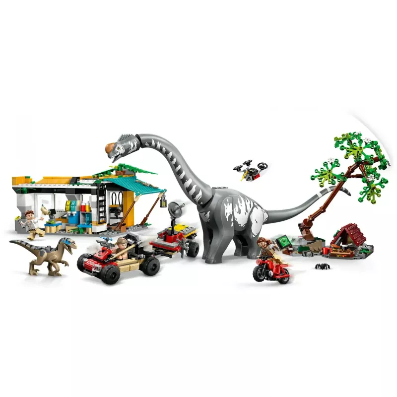 LEGO Jurassic World komplekt 76973 — raptor ja titanosaurus 3 figuuriga, 582 osa, vanusele 7+