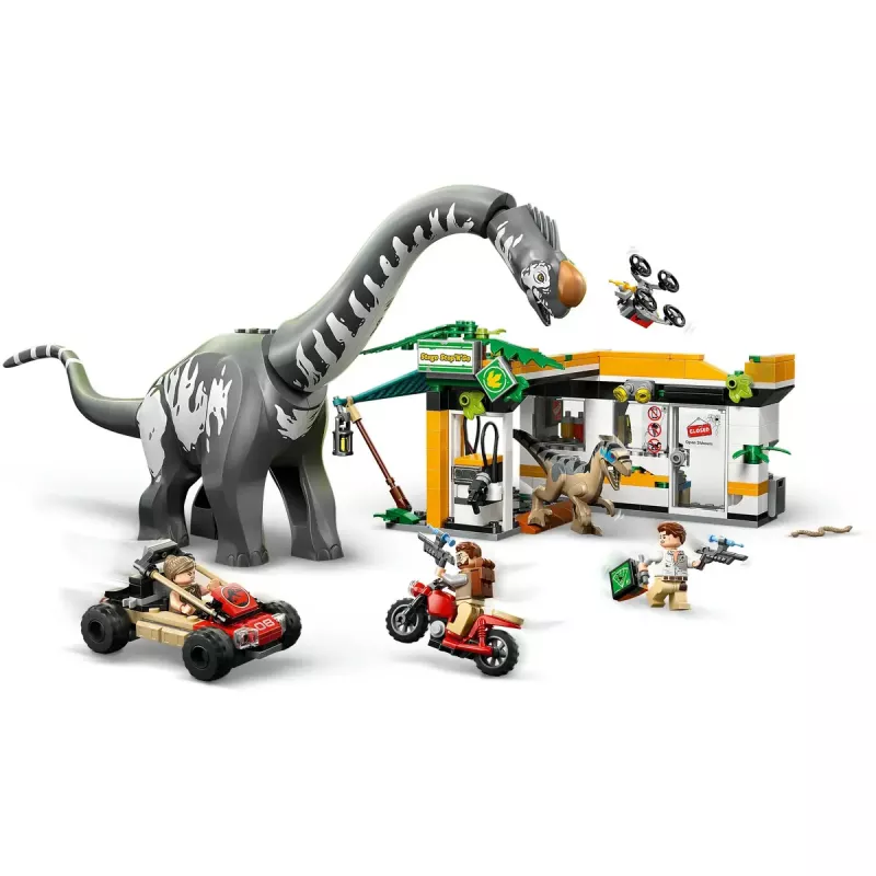 LEGO Jurassic World komplekt 76973 — raptor ja titanosaurus 3 figuuriga, 582 osa, vanusele 7+
