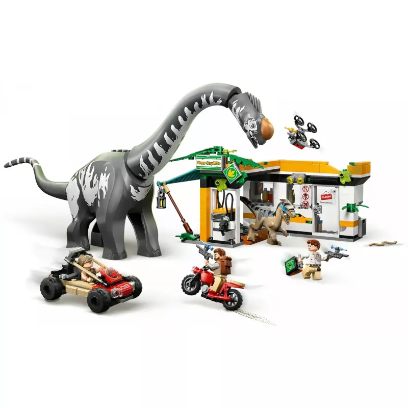 LEGO Jurassic World komplekt 76973 — raptor ja titanosaurus 3 figuuriga, 582 osa, vanusele 7+