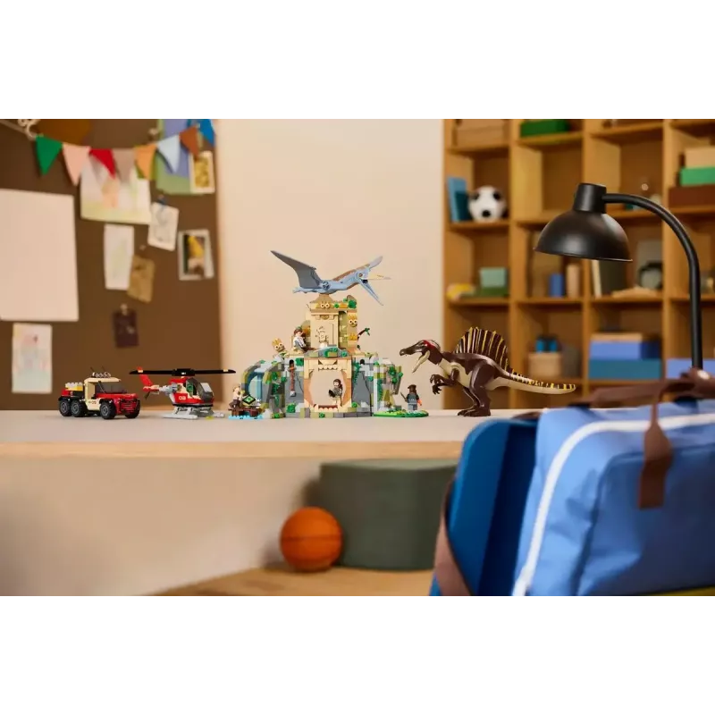 LEGO Jurassic World Õhumissioon Quetzalcoatluse ja Spinosaurusega 76976 — 984 tükki, 4 minifiguuri, vanus 8+