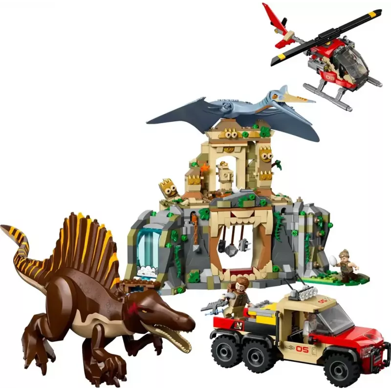 LEGO Jurassic World Õhumissioon Quetzalcoatluse ja Spinosaurusega 76976 — 984 tükki, 4 minifiguuri, vanus 8+