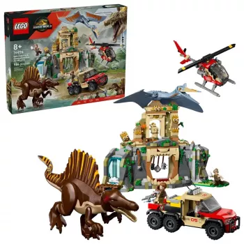LEGO Jurassic World Õhumissioon Quetzalcoatluse ja Spinosaurusega 76976 — 984 tükki, 4 minifiguuri, vanus 8+