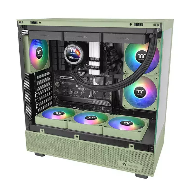 Ventilaator Thermaltake CT120 EX ARGB Sync Matcha roheline 12 cm 68 cfm hüdrauliline