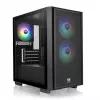 PC-korpus Thermaltake Versa H16 TG ARGB Micro Tower Must