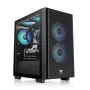 PC-korpus Thermaltake Versa H16 TG ARGB Micro Tower Must