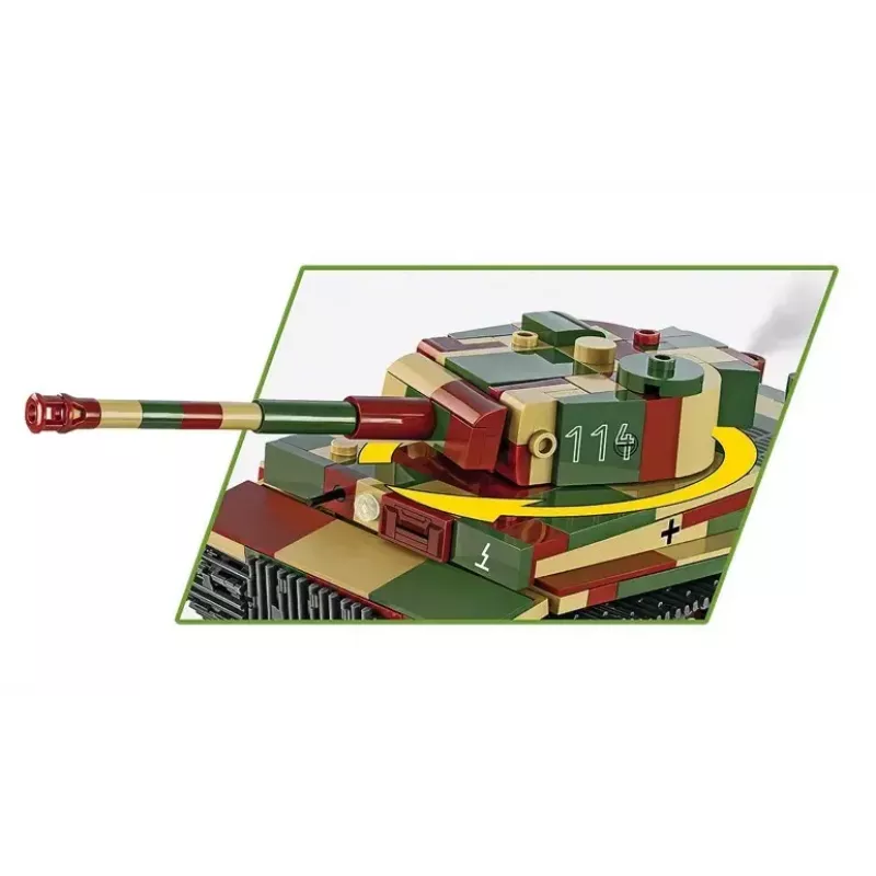 Mudelkomplekt Cobi Pz.Kpfw. VI Tiger Ausf. E mõõtkavas 1:35, detailne ehitusklotside komplekt