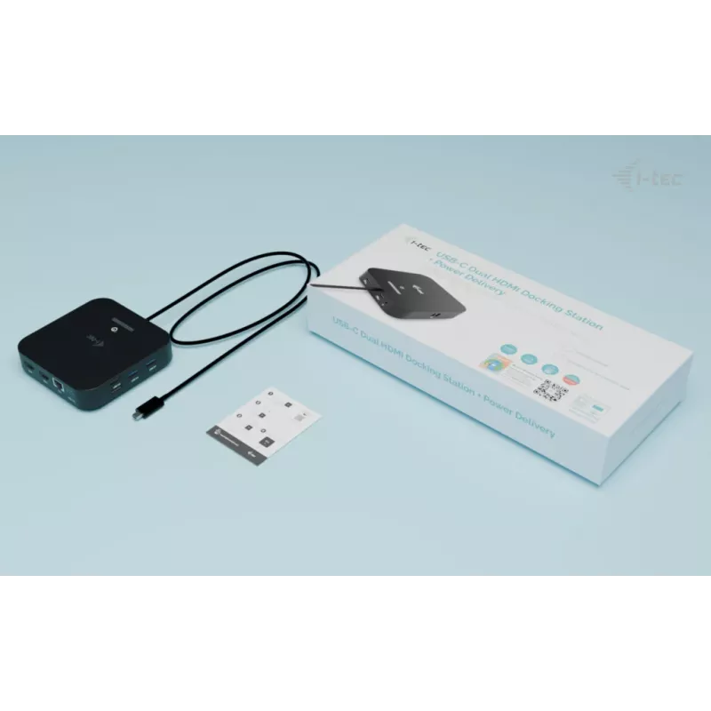 Dokkimisjaam ITEC USB-C Dual HDMI C31DUALHDMIDOCKPD — Dual 4K 60Hz, 100W voolutarve