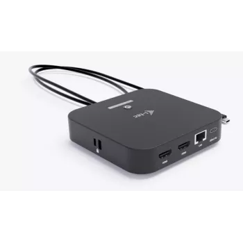 USB-C kahe HDMI adapter ITEC C31DUALHDMIDPD100 — kaks HDMI 4K@60Hz, USB-C toiteedastus 100 W