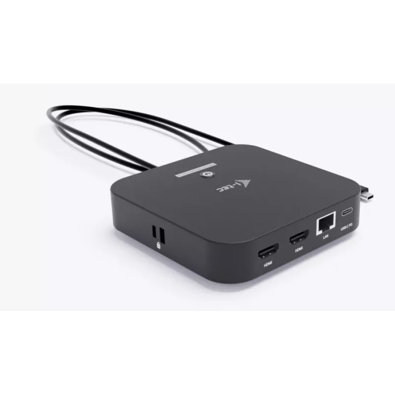 USB-C kahe HDMI adapter ITEC C31DUALHDMIDPD100 — kaks HDMI 4K@60Hz, USB-C toiteedastus 100 W