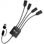 i-tec USB-C/USB-A kaabliga USB-jaotur, 4 porti (2x USB-C, 2x USB-A)