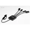 i-tec USB-C/USB-A kaabliga USB-jaotur, 4 porti (2x USB-C, 2x USB-A)