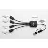 i-tec USB-C/USB-A kaabliga USB-jaotur, 4 porti (2x USB-C, 2x USB-A)