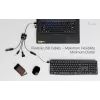 i-tec USB-C/USB-A kaabliga USB-jaotur, 4 porti (2x USB-C, 2x USB-A)