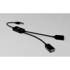 USB-A jaotur ITEC U3CBLHUB2A — 2 porti, USB 3.0 kuni 5 Gbit/s