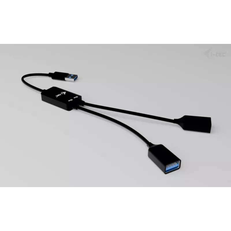 USB-A jaotur ITEC U3CBLHUB2A — 2 porti, USB 3.0 kuni 5 Gbit/s