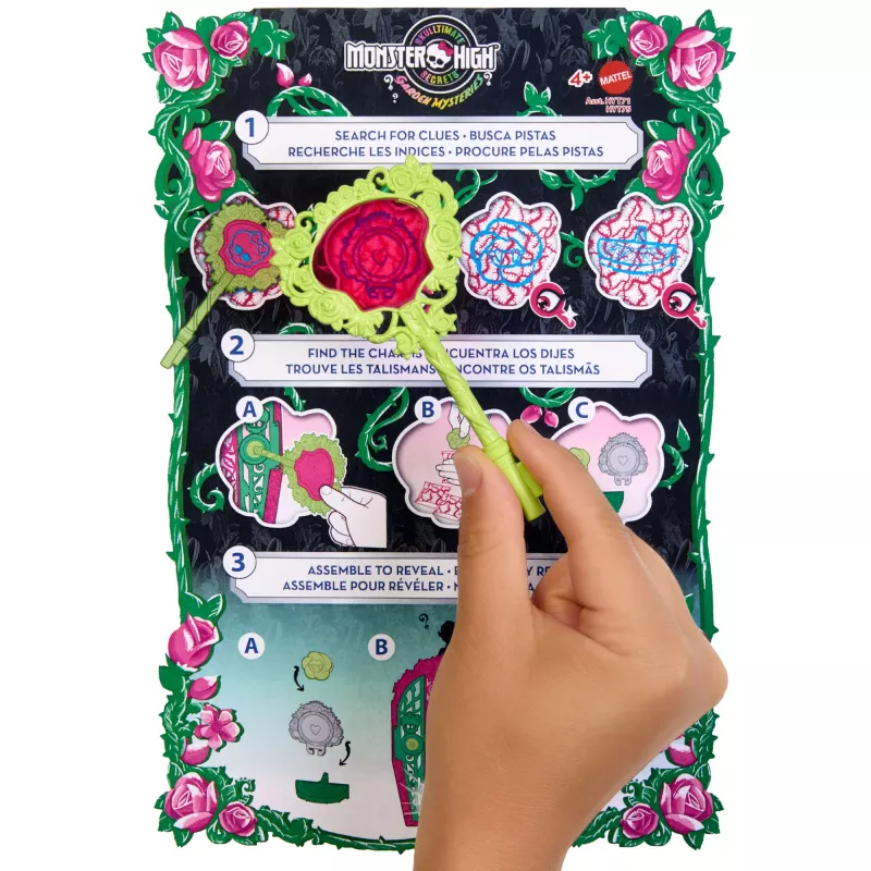 Monster High Skulltimate Secrets Garden Mysteries Playset, Venus McFlytrap nukk koos 19+ üllatusega