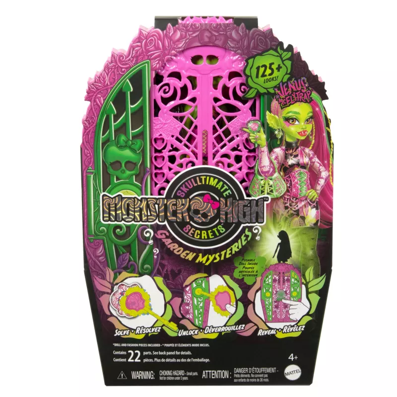 Monster High Skulltimate Secrets Garden Mysteries Playset, Venus McFlytrap nukk koos 19+ üllatusega