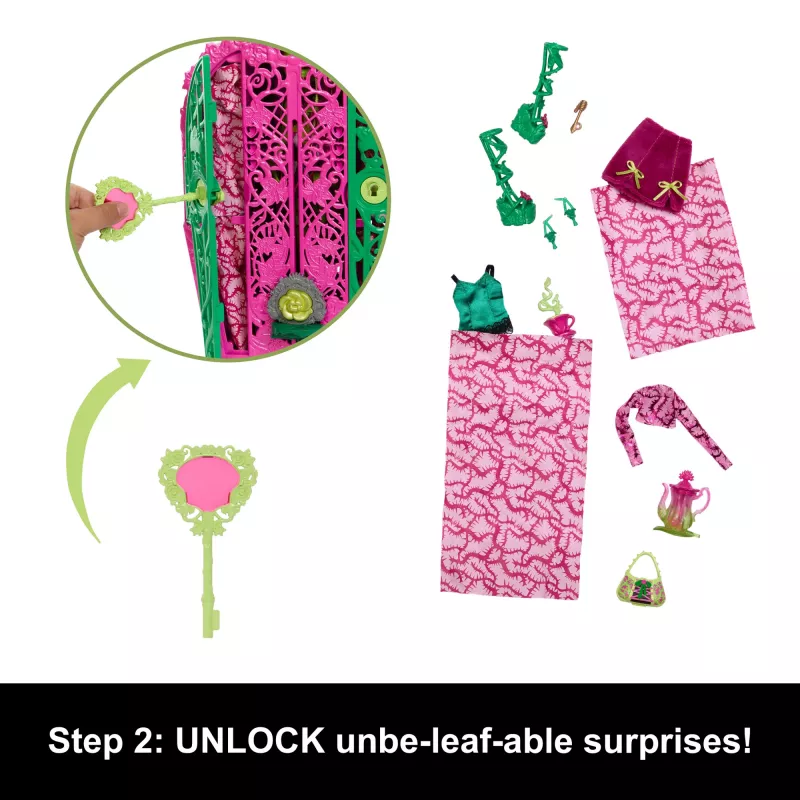 Monster High Skulltimate Secrets Garden Mysteries Playset, Venus McFlytrap nukk koos 19+ üllatusega