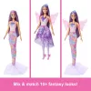 Barbie nukk Fantasy Fashion Pack with Accessories Including Mermaid Tail, Fairy Wings, & Necklaces
