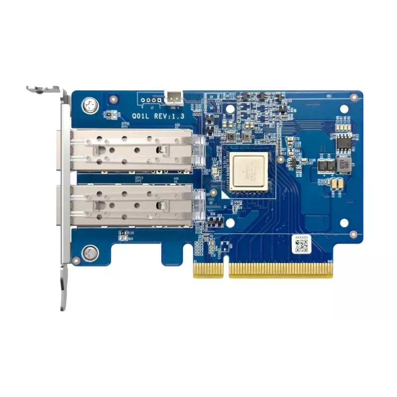 QNAP kahe pordiga 10GbE SFP+ võrgulaienduskaart QXG-10G2SF-NXE PCI Express juhtmega