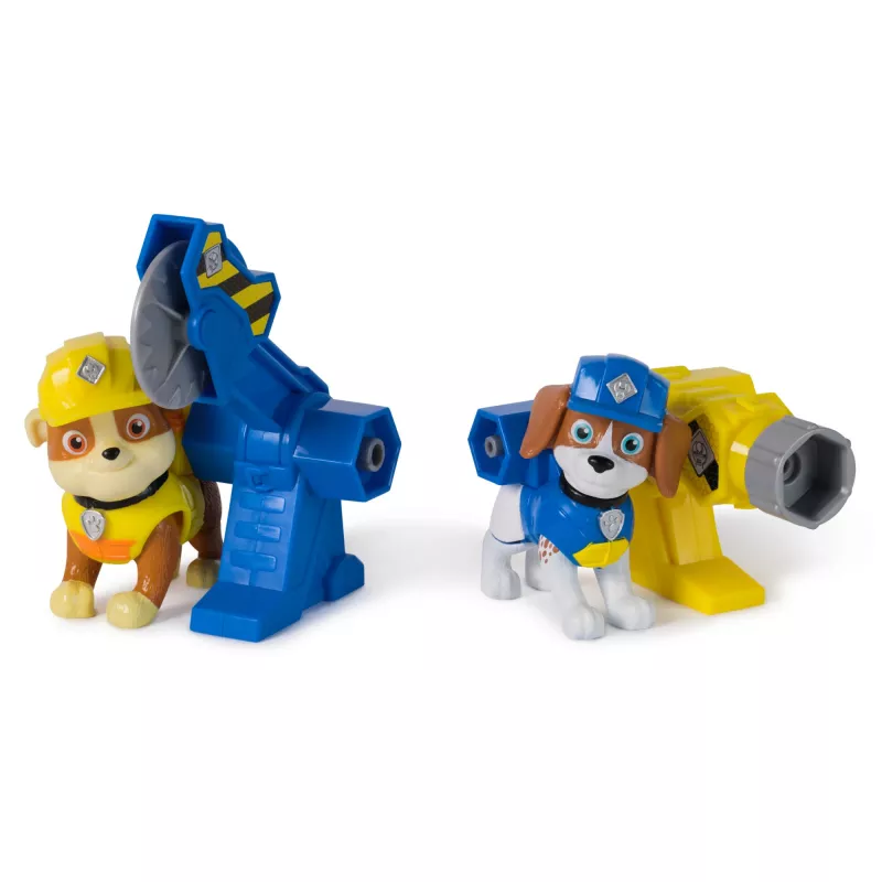Figuurikomplekt Usorteret Rubble & Wheeler Power Tool Pups 2 tööriista ja 2 ehitusmänguasjaga, alates 3. eluaastast