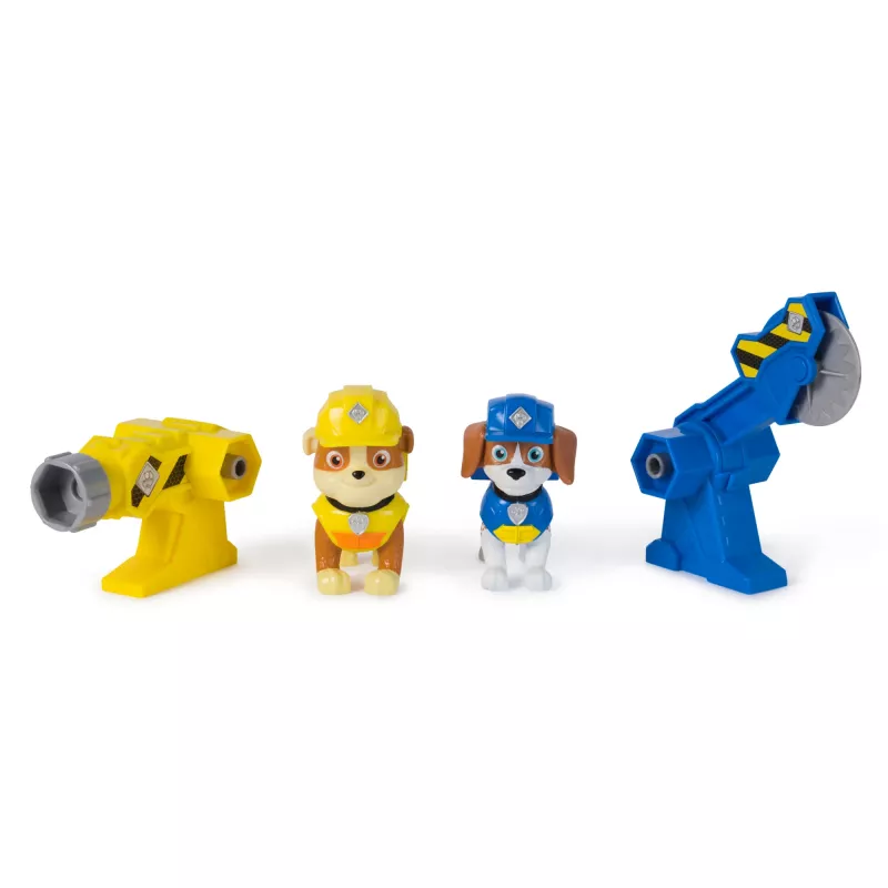 Figuurikomplekt Usorteret Rubble & Wheeler Power Tool Pups 2 tööriista ja 2 ehitusmänguasjaga, alates 3. eluaastast