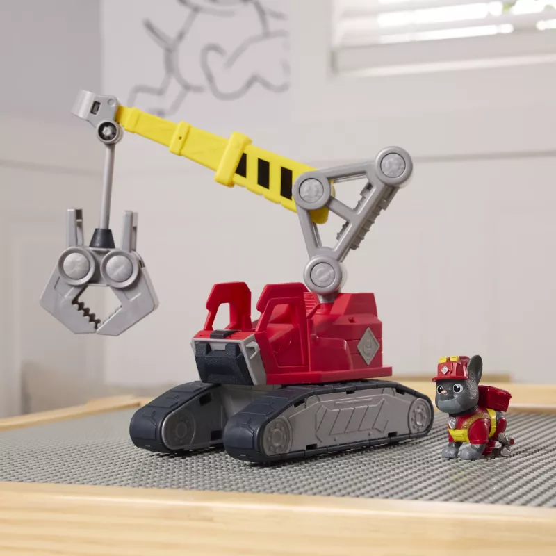 Kraanaauto Spin Master Rubble & Crew Charger's Mega Power Crane Chargeri figuuriga, 2 eemaldatava tööriistaga, plastikust, vanusele 3+
