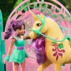 Unicorn Academy, Ava nukk ja värvimuutva Leafi talli mängukomplekt, lihavõttekinkide idee, sisaldab 15 tarvikut, nukud ja ükssarve mänguasjad tüdrukutele alates 4. eluaastast