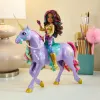 Spin Master Unicorn Academy Wildstar ükssarviku mängukuju 11 tolli, läbipaistva sadula ja valjastega, mitmevärviline, plastist, vanusele 4+