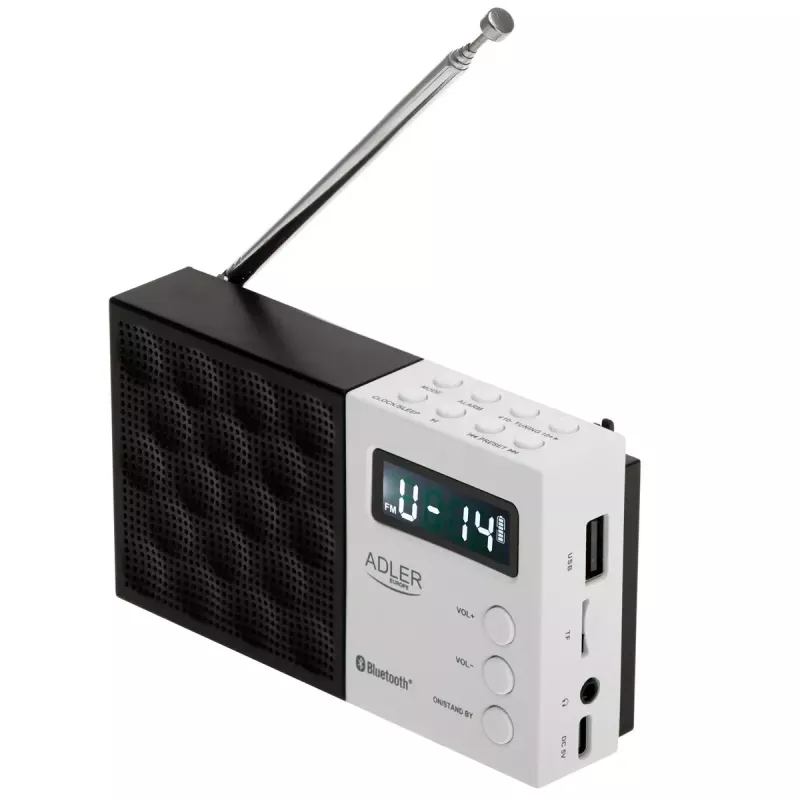 Digiraadio Adler AD 1908 PLL AM/FM äratusfunktsiooniga