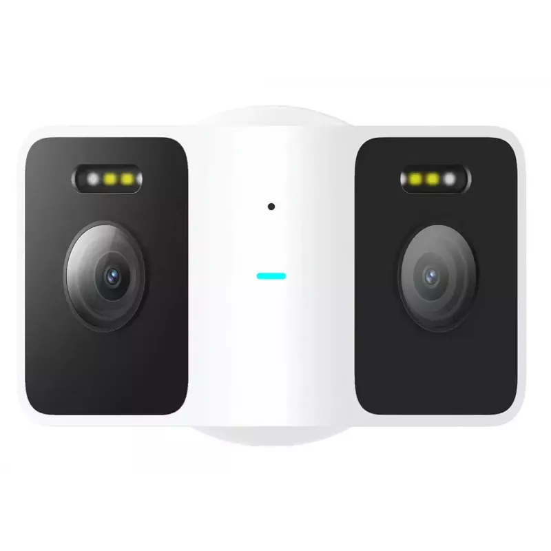 IP turvakaamera Xiaomi CW100 Dual — välikuul, 3 MP (2304×1296), Wi‑Fi, lae/seina kinnitus, 0–360° pööramine, IR/valged LEDid, 10 m öövaade