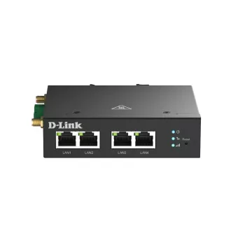 Mobiilsidevõrgu ruuter D-Link DWM-314-T 4G LTE VPN Must DIN-liist