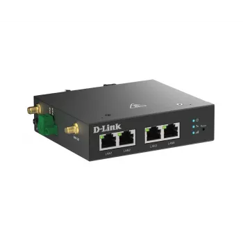 Mobiilsidevõrgu ruuter D-Link DWM-314-T 4G LTE VPN Must DIN-liist