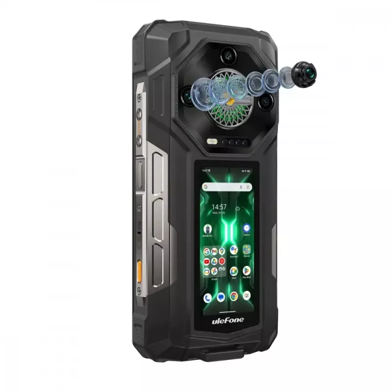 Nutitelefon UleFone Armor 33 Pro 5G 6,3-tolline 16GB/512GB Must, Energiaklass A