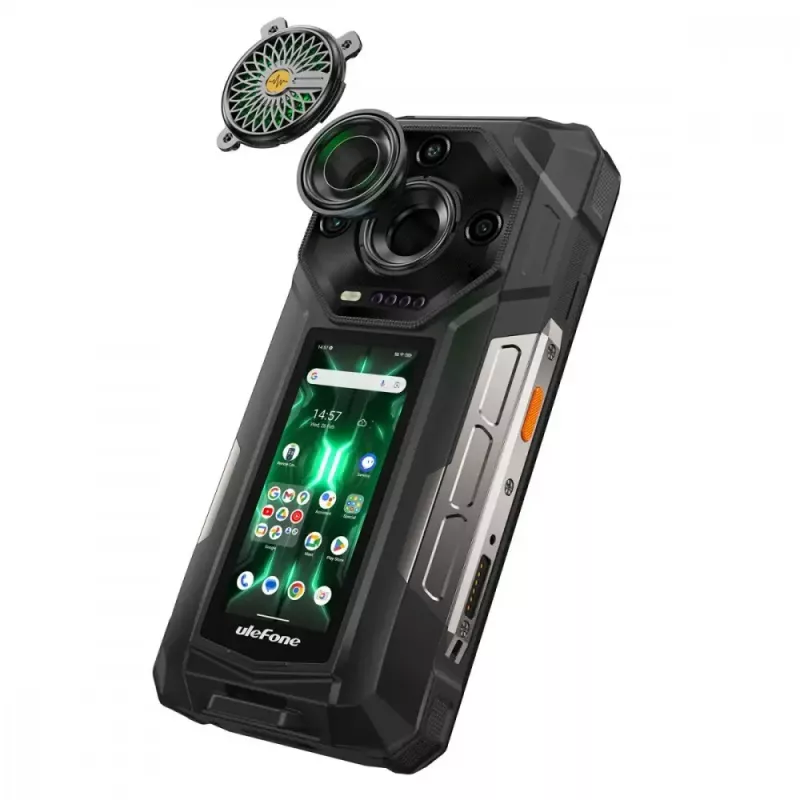 Nutitelefon UleFone Armor 33 Pro 5G 6,3-tolline 16GB/512GB Must, Energiaklass A