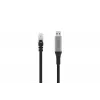 DIGITUS USB 3.2 Gen1 - RJ45 Etherneti kaabel - CAT6a S/FTP Must - 3m
