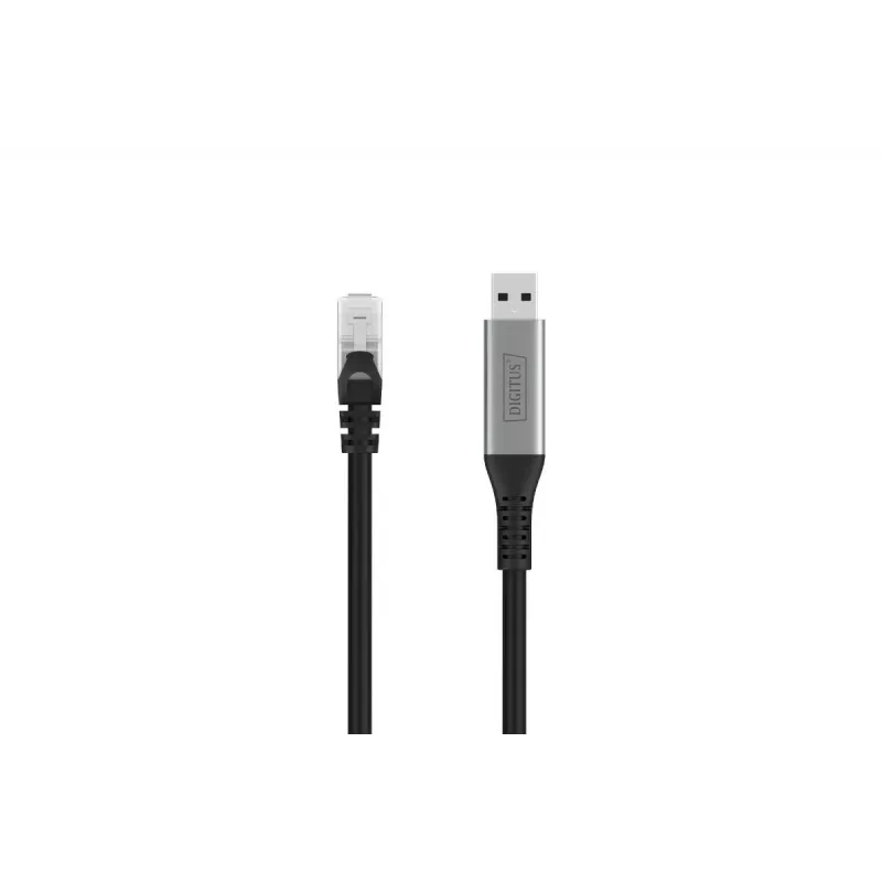 DIGITUS USB 3.2 Gen1 - RJ45 Etherneti kaabel - CAT6a S/FTP Must - 3m