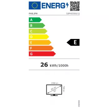 Philips 5500 seeria 32PHS5500/12 teler 81,3 cm (32 tolli) HD Must